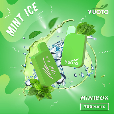Yuoto Mini Box 700 Puffs Vape Sekali Pakai Baterai 15 Rasa 450mAh 2.3ml