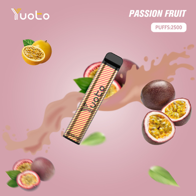 1200mAh 100% Asli Yuoto XXL 2500 Puff Vape Sekali Pakai 7ml E Liquid 25 Rasa