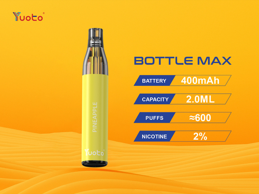 2022 Yuoto Botol Max E Rokok Sekali Pakai Vape Pena Vapo 16 Flavour Bar Vape 10 Ml Jus E