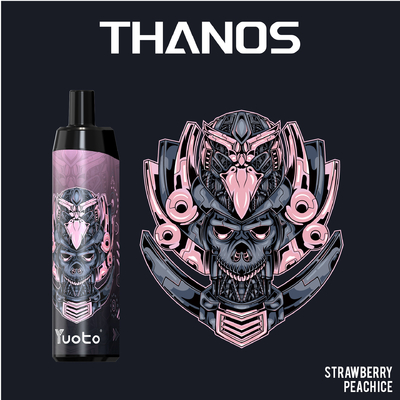 Mesh Coil Dengan Pena Vape Yuoto Thanos Tipe C, 5000 Puffs Hookah 14ML 650mAh