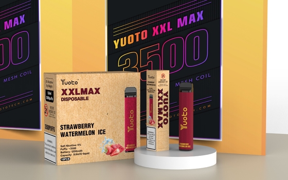 Pakai 3500 Puff E Rokok Yuoto OEM Max Puff Mesh Coil