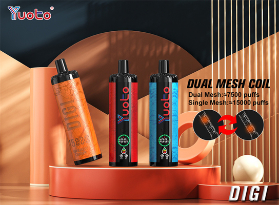 Yuoto DIGI 15000 Puffs Asli YUOTO Vape sekali pakai