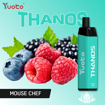 Compact Body Yuoto Thanos 5000 puff Vape Sekali Pakai Isi Ulang 14ml