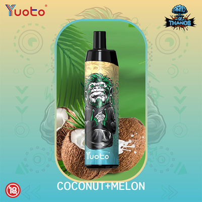 Rasa Buah 5000 puff Vape Sekali Pakai E Rokok Mesh Coil Isi Ulang