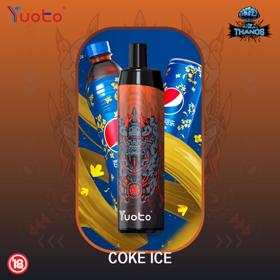 Thanos 5000 Puff Yuoto Bubble Dispoable Vape Isi Ulang 5% Nikotin