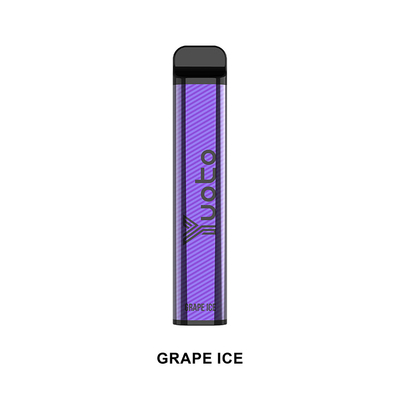 Yuoto 2500 Puffs Flavours Vaporizer Pen Kit 23 rasa 5% 1200 mAh Baterai Es Persik Sekali Pakai Populer Di India