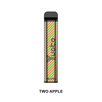 Yuoto Longest Lasting Disposable E Cig XXL 2500 Puffs Jus Apel Ganda 50mg 7ml