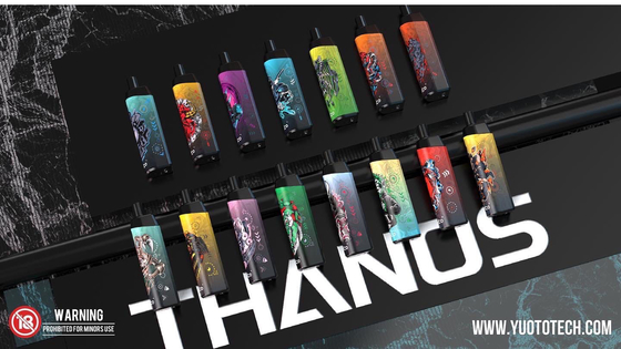 Yuoto Thanos 5000 Puffs 14ml Pre-Fill E-Juice Vaporizer Sekali Pakai Kapasitas Baterai 650 mAh
