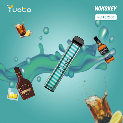 Vape Sekali Pakai 2500 Puff yang Diisi Dibuat Dengan Garam Nikotin