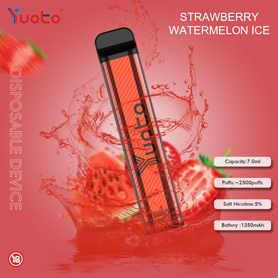 Yuoto 2500 Puffs 23 rasa 7 ML Kapasitas baterai 1200 mAh Kapasitas baterai Mint Ice
