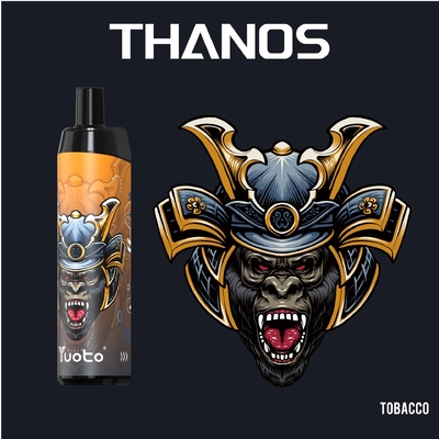 Yuoto Thanos 5000puff Vape Sekali Pakai Rokok Elektrik Vape Pena Mesh Coil Isi Ulang 650mAh 14ml Nikotin 5% /2%