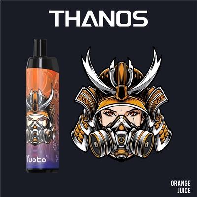 Yuoto Thanos 5000puff Vape Sekali Pakai Rokok Elektrik Vape Pena Mesh Coil Isi Ulang 650mAh 14ml Nikotin 5% /2%