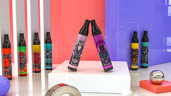 Yuoto Model Baru Srich 2000puff mesh coil ejuice 6ml baterai 850mah nikotin 5%