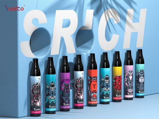 Asli Yuoto 2000 Puff Vape Jala Sekali Pakai Coil 6 Ml E Juice Baterai 850 MAh Rokok Elektrik Vape Pen