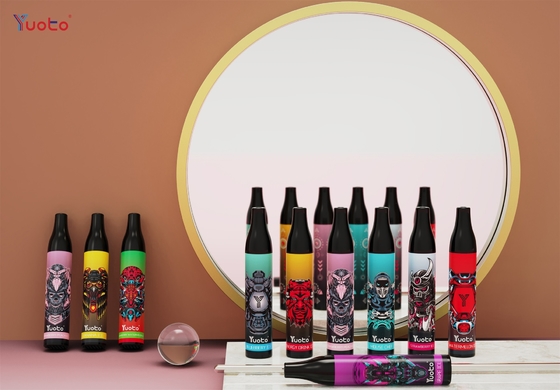 Asli Yuoto 2000 Puff Vape Jala Sekali Pakai Coil 6 Ml E Juice Baterai 850 MAh Rokok Elektrik Vape Pen