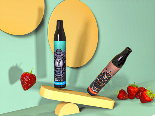 Asli Yuoto 2000 Puff Vape Jala Sekali Pakai Coil 6 Ml E Juice Baterai 850 MAh Rokok Elektrik Vape Pen