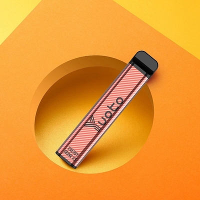 Negara-negara Eropa 5% Yuoto 2500 Puff Ecig Pod Rokok Elektronik Sekali Pakai Vape Pen