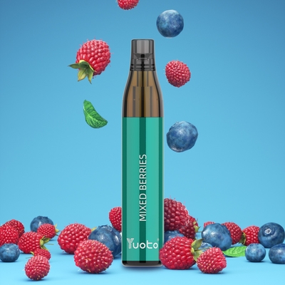 Pabrik Asli 600 Puff 16 Flavours 2ml E-liquid Kapasitas Baterai 600mAh