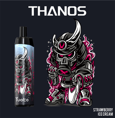 Yuoto Thanos 5000 Puff Asli Dengan Baterai Tipe C Dan Mesh Coil