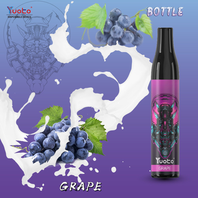 Botol Yuoto Rasa Lembut 600 tiupan disppsable vape 2% Nicotine Mesh Coil