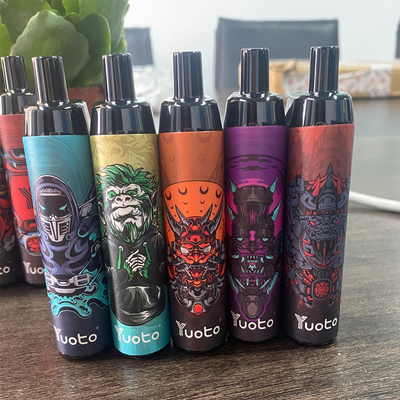 Sekali Pakai Vape Yuoto Thanos 5000 Puffs Mesh Coil 14ml Baterai E-Liquid 650mAh 19 Rasa Buah