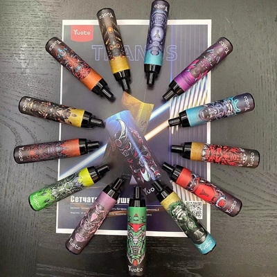Disposable Vape Pen Yuoto Thanos 5000 Puffs Mesh Coil 14ml Baterai E-Liquid 650mAh