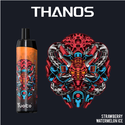 Disposable Vape Pen Yuoto Thanos 5000 Puffs Mesh Coil 14ml Baterai E-Liquid 650mAh