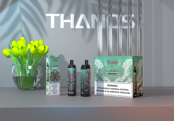 Harga Pabrik Disposable Pod 14ml E-Liquid 650mAh Battery Yuoto Thanos 5000 Puffs Mesh Coil untuk Asap Lebih Besar