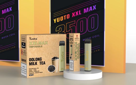 baru Yuoto XXL MAX 3500 Puffs Disposable Vape mint coil rasa es mint
