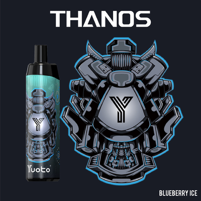 Yuoto Thanos 5000 Puffs Disposable Vape Pen Hookah dengan 14ml E-Liquid 650mAh Battery Mesh Coil