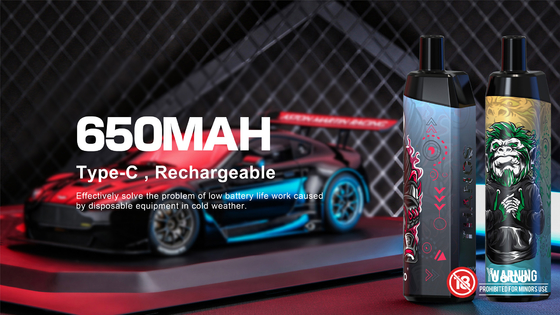 Grosir Vape Pen 2022 Desain Baru Disposable Vaporizer dengan Mesh Coil 14ml Baterai E-Liquid 650mAh Blueberry Ice
