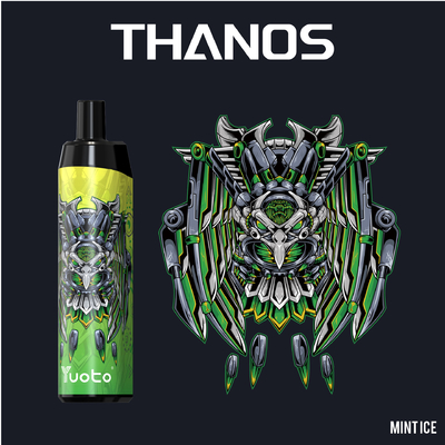 Yuoto Thanos 5000 Puff Disposable Vape 14Ml E Liquid tipe c isi ulang