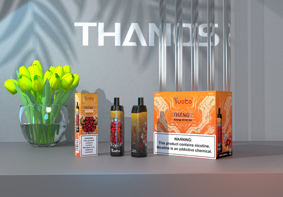 5000 Puff Disposable Vape Pod Rasa Peach Yuoto Thanos Mesh Coil 14ml Baterai Ejuice 650mAh dari Pabrik China