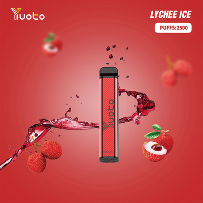 XXL 2500 puff Disposable Vape Vaporizer 1200mAh Baterai 7.0ml Ejuice 0% 2% 5% Nikotin dari Pabrik Asli Yuoto