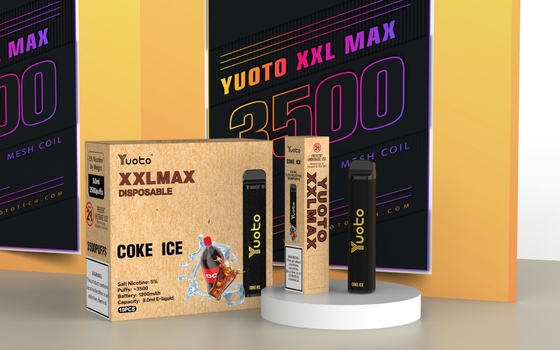 Original Yuoto vape pod XXL MAX 3500 Puffs E Cigarette coke ice rasa