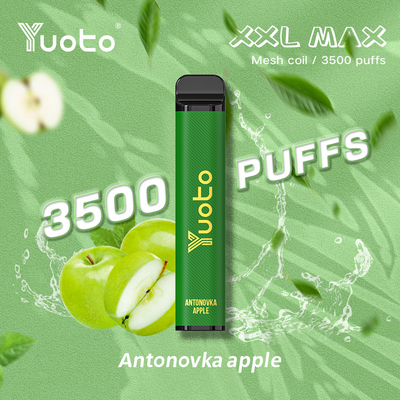Yuoto Disposable Vape 3500 Puff Strawberry Raspberry XXL Max Puff Plus untuk UEA