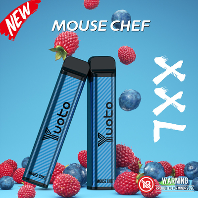 Grosir Vape Pen 2022 Desain Baru Disposable Vaporizer dengan Harga Terendah 7ml Baterai E-Liquid 1200mAh Blueberry Ice