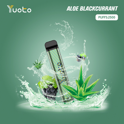 Blueberry ice Disposable Vape Yuoto XXL 2500 Puffs E Rokok dengan Baterai 7ml E-Liquid 1200mAh
