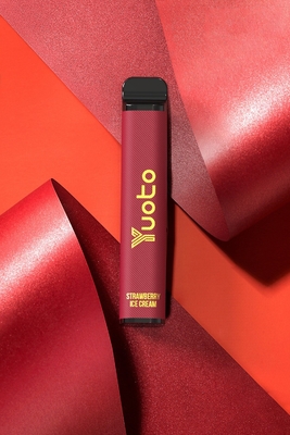 3500 puff kit vape sekali pakai Yuoto XXL MAX dengan mesh coil rasa stroberi