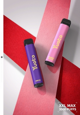 Yuoto XXL Max 3500 Puffs Electric Vape Pen Pabrik Langsung Es Strawberry Peach
