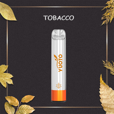 YUOTO shine pro 2000puffs vape sekali pakai dipimpin Cahaya berwarna-warni jus 5.0ml dan 850mAh