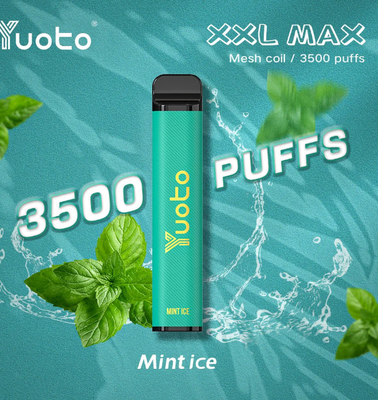 2023 Rilis Baru Kualitas Tinggi Disesuaikan Logo Yuoto 3500 Puff Disposable Vape Nut Bars Taste