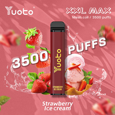 3500 Puffs Wholesale Disposable Vape dengan 9ml E-Liquid 1200mAh Battery Mesh Coil Mendukung Kustomisasi Pabrik OEM ODM