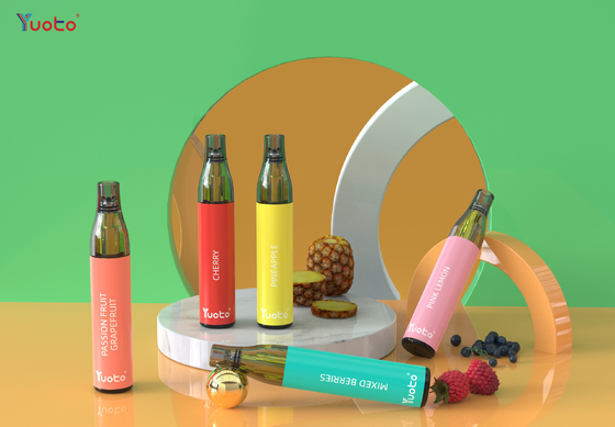 14 Rasa 2ML E Juice 2% Nic Yuoto Botol Max 600 Puff Dengan TPD Pen Hookah