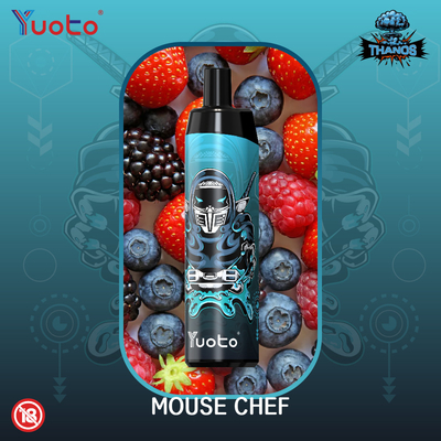 14ML 650mAh Yuoto Thanos E Rokok, 5000 Puffs Pen Hookah Mesh Coil Dengan Tipe C
