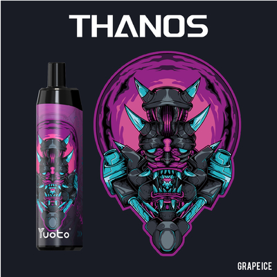 Disposable vaporizer 5% Nicotine Yuoto Thanos 5000 Puffs Pen Hookah 14ML 650mAh Mesh Coil Dengan Tipe C