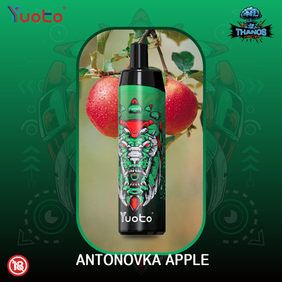 Disposable vaporizer 5% Nicotine Yuoto Thanos 5000 Puffs Pen Hookah 14ML 650mAh Mesh Coil Dengan Tipe C