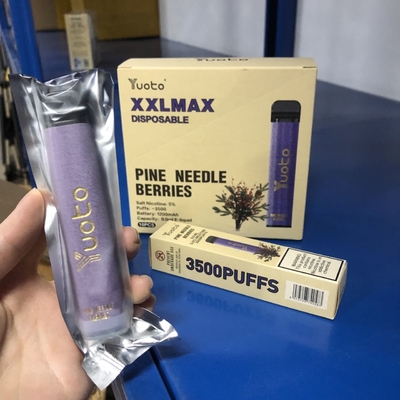 Pabrik baru Yuoto XXL MAX 3500 Puff Disposable Vape Pine needle berry rasa