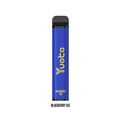 XXL MAX 3500 Puffs Yuoto Disposable Vape Blueberry Ice Mesh Coil 5% 2% Nikotin