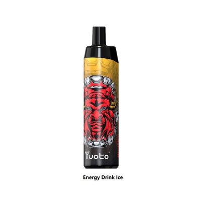 Yuoto Thanos 5000 Puff Rokok Elektronik Sekali Pakai Minuman Energi Ice Mesh Coil 650mAh baterai rohs